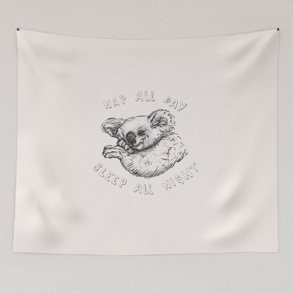 Item preview, Nap All Day Sleep All Night designed and sold by minniemorrisart.