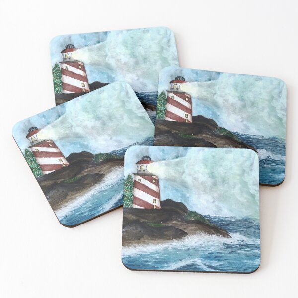 Item preview, Lighthouse Sea Ocean Landscape designed and sold by JeysArtDesign.