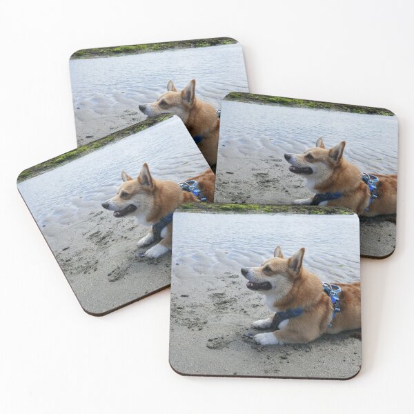 Item preview, A corgi at the beach designed and sold by willy92.