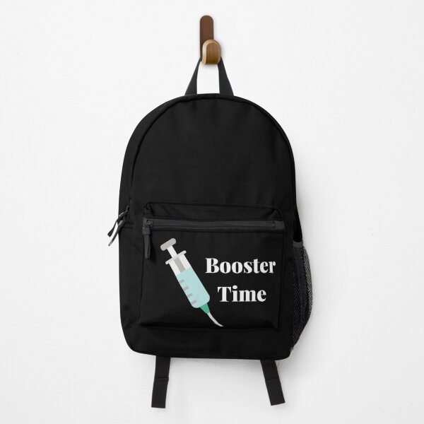 Item preview, Booster Time - Covid Booster Shot for Vaccinated People (White Text) designed and sold by CaitU.