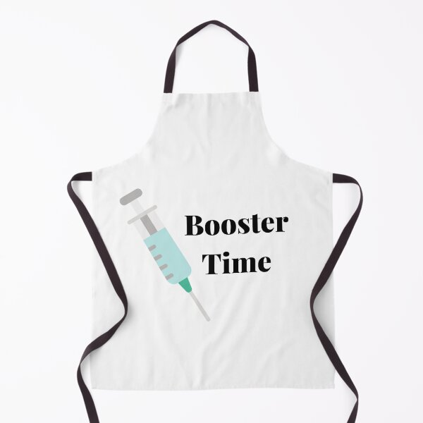 Item preview, Booster Time - Covid Booster Shot for Vaccinated People (Black Text) designed and sold by CaitU.