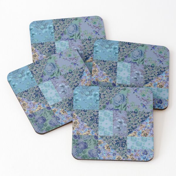 Item preview,  Decorative flower patchwork #3 designed and sold by fairytaleprints.