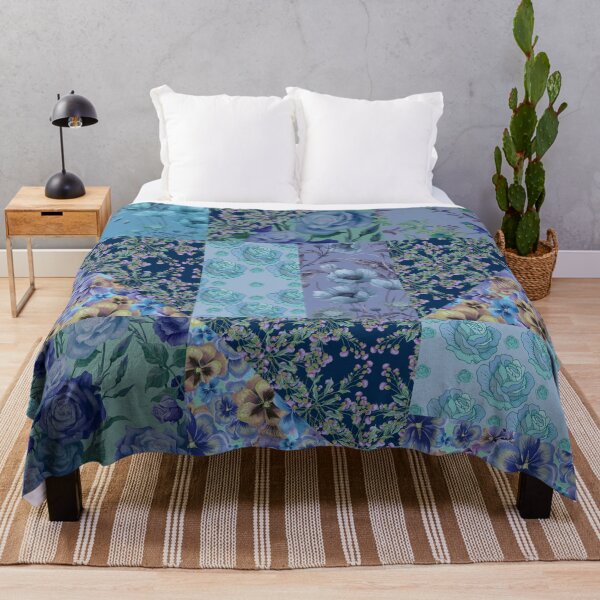 Item preview, Decorative flower patchwork #3 designed and sold by fairytaleprints.