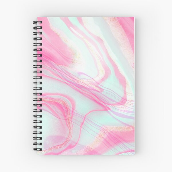 Item preview, Mint Pink and Golden Digital Marble with Sparkles designed and sold by SquibbleDesign.