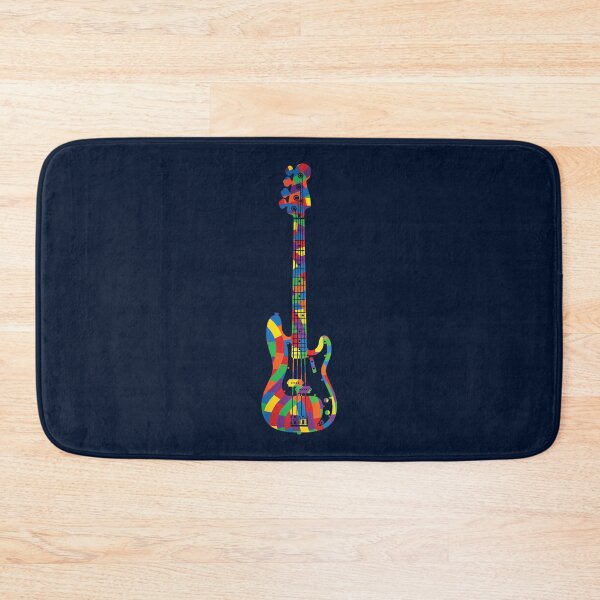 Item preview, P-Style Bass Guitar Colorful Texture designed and sold by nightsworthy.