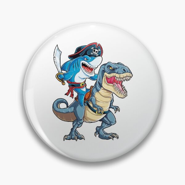 Item preview, Shark Pirate Dinosaur  designed and sold by JaniceRuthArts.