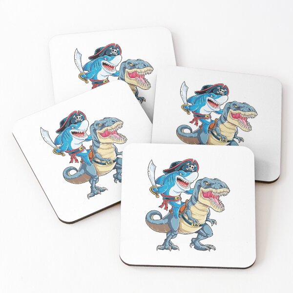 Item preview, Shark Pirate Dinosaur  designed and sold by JaniceRuthArts.