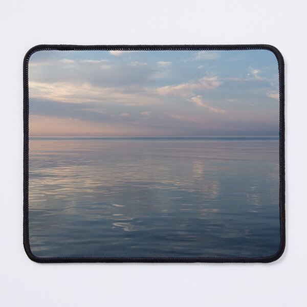 Item preview, Silky Satin on the Lake - Glossy Ripples and Ruffles in Pink, White and Blue designed and sold by Georgia Mizuleva.