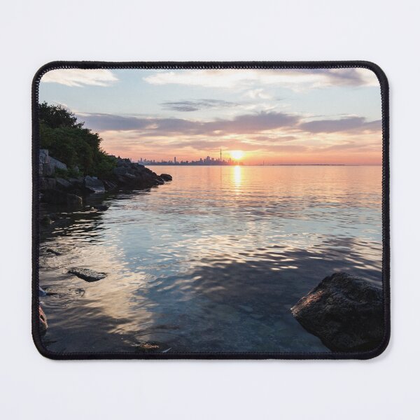 Item preview, Silky Smooth and Transparent - Toronto Sunrise on the Lake designed and sold by Georgia Mizuleva.
