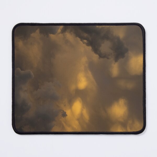 Item preview, Storm Clouds Sunset - Ominous Grays and Yellows - a Vertical View designed and sold by Georgia Mizuleva.