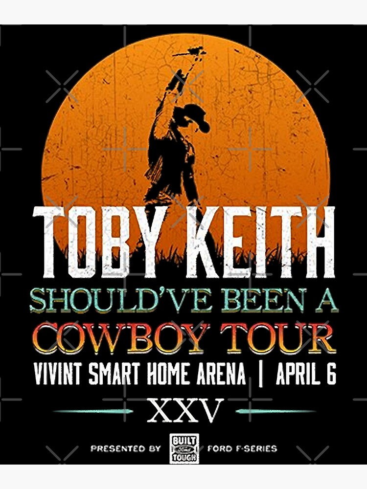 Vintage Toby Keith Thats Country Bro Tour 2021 Guitar Music Poster