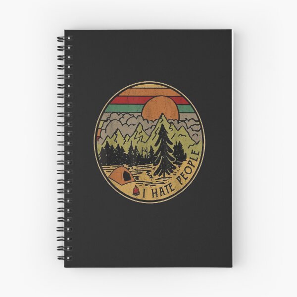 Item preview, I love Camping I Hate People Outdoors Funny Vintage  designed and sold by SukhvinderK.