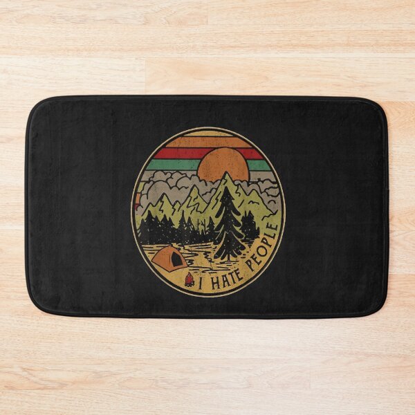 Item preview, I love Camping I Hate People Outdoors Funny Vintage  designed and sold by SukhvinderK.