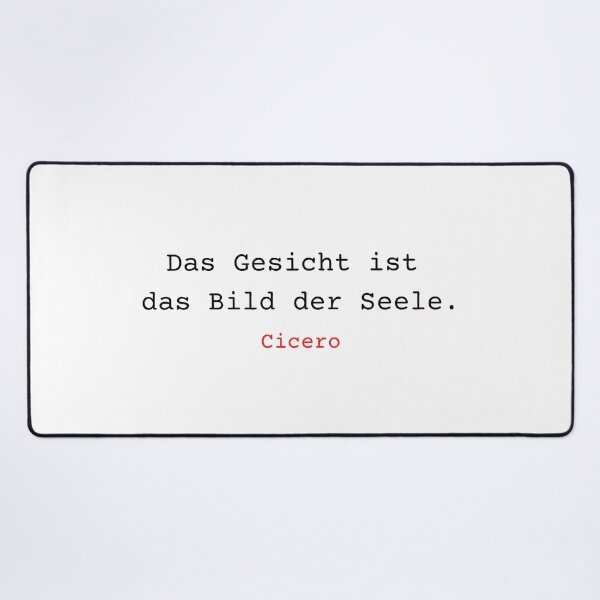 Item preview, Das Gesicht ist das Bild der Seele. Zitat aus Cicero. designed and sold by Vintage-TM.