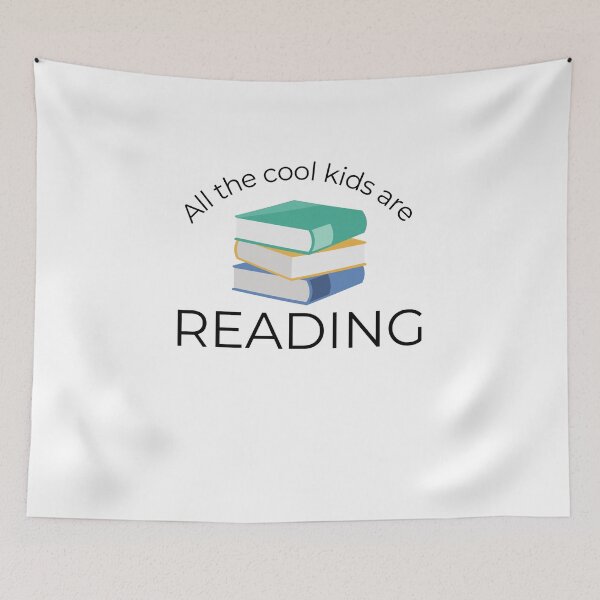 Item preview, All the cool kids are reading designed and sold by BlueThrow.