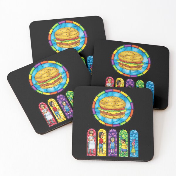 Item preview, Bobb's Burgerszz Stained Glass Premium designed and sold by jackolahy.