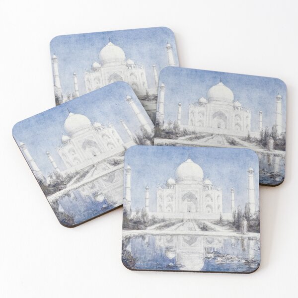 Item preview, Taj Mahal bij maanlicht (1877–1932) drawing by Marius Bauer. designed and sold by Sneh Universe.