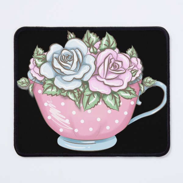 Item preview, Pink Watercolor Tea Pot With Flowers- Tea Party designed and sold by NewTrendings.