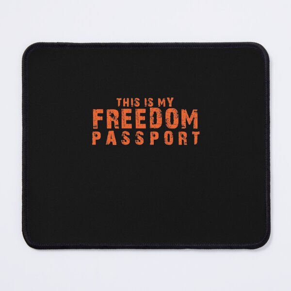 Item preview, No Vaccine AntiVax This is My Passport Freedom American Flag designed and sold by Laura J Devera ⭐⭐⭐⭐⭐.