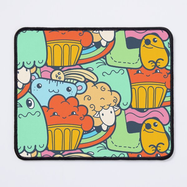 Item preview, Colorful Muffin Monster Full Of pattern - colorful Muffin Monster pattern designed and sold by NewTrendings.