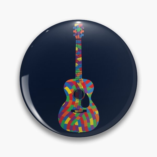 Item preview, Concert Style Acoustic Guitar Colorful Texture designed and sold by nightsworthy.