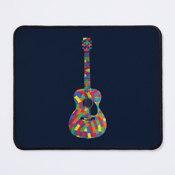 Item preview, Concert Style Acoustic Guitar Colorful Texture designed and sold by nightsworthy.