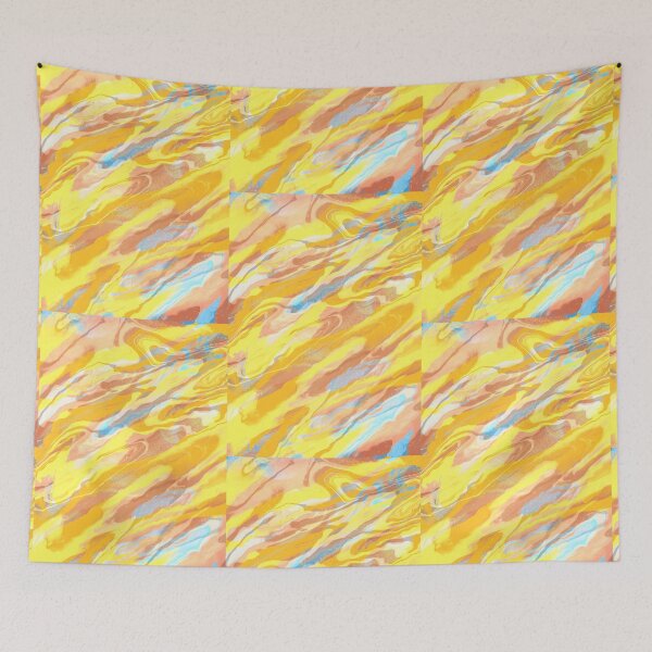 Item preview, Vibrant Sunset - Digital Marbling designed and sold by SquibbleDesign.