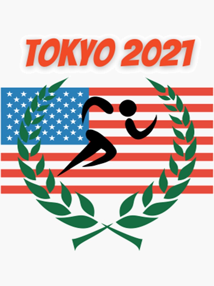 "Olympics 2021 Track Tokyo 2021 Olympics Team USA" Sticker for Sale by