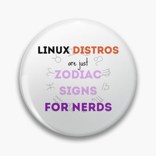 Aperçu de l'œuvre Les distributions Linux ne sont que des signes du zodiaque pour les nerds, blancs - Drôle créée et vendue par Programmer's  Life and Humor.