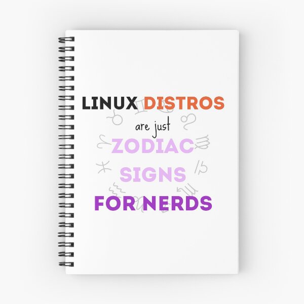 Item preview, Las distribuciones de Linux son solo signos del zodíaco para nerds, blanco - gracioso designed and sold by Programmer's  Life and Humor.