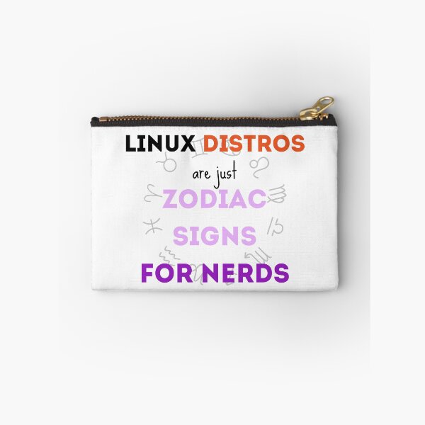 Aperçu de l'œuvre Les distributions Linux ne sont que des signes du zodiaque pour les nerds, blancs - Drôle créée et vendue par Programmer's Life and Humor.