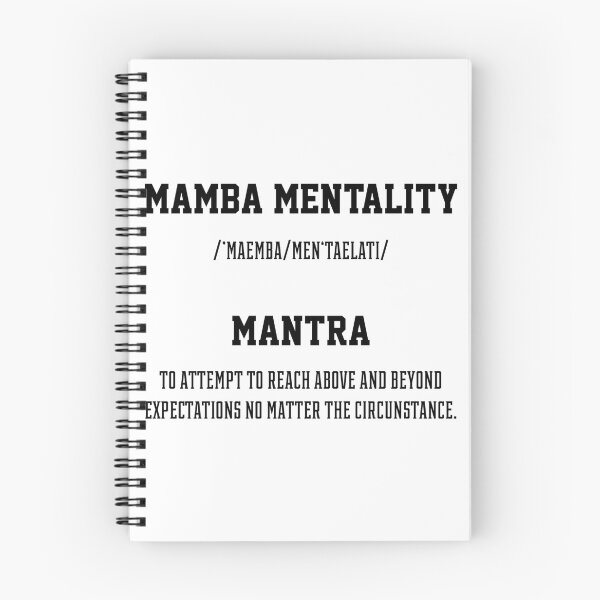 Item preview, Mamba Mentality - Motivational Quote Gift designed and sold by DiogoCalheiros.
