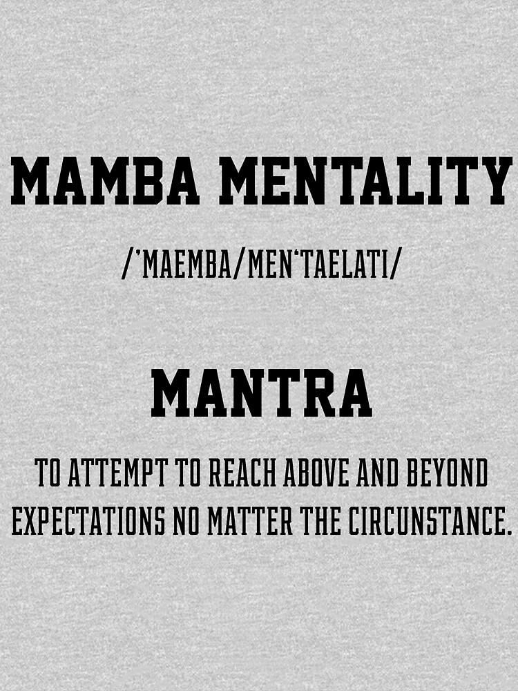 Mamba Mentality Motivational Quote Inspirational' Men's T-Shirt