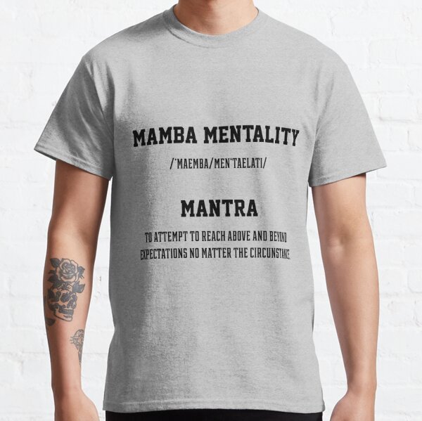 Camisetas Mamba Mentality Redbubble