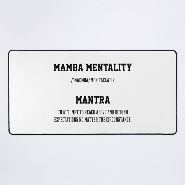 Item preview, Mamba Mentality - Motivational Quote Gift designed and sold by DiogoCalheiros.