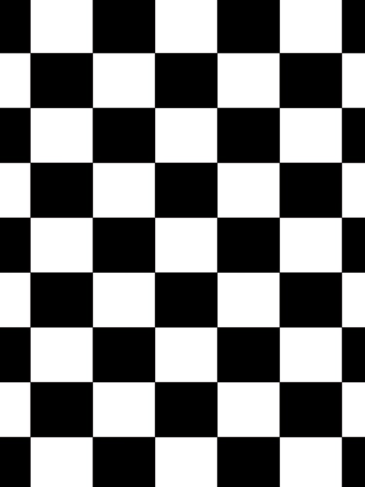 Disover Black and White Checkerboard Mini Skirt