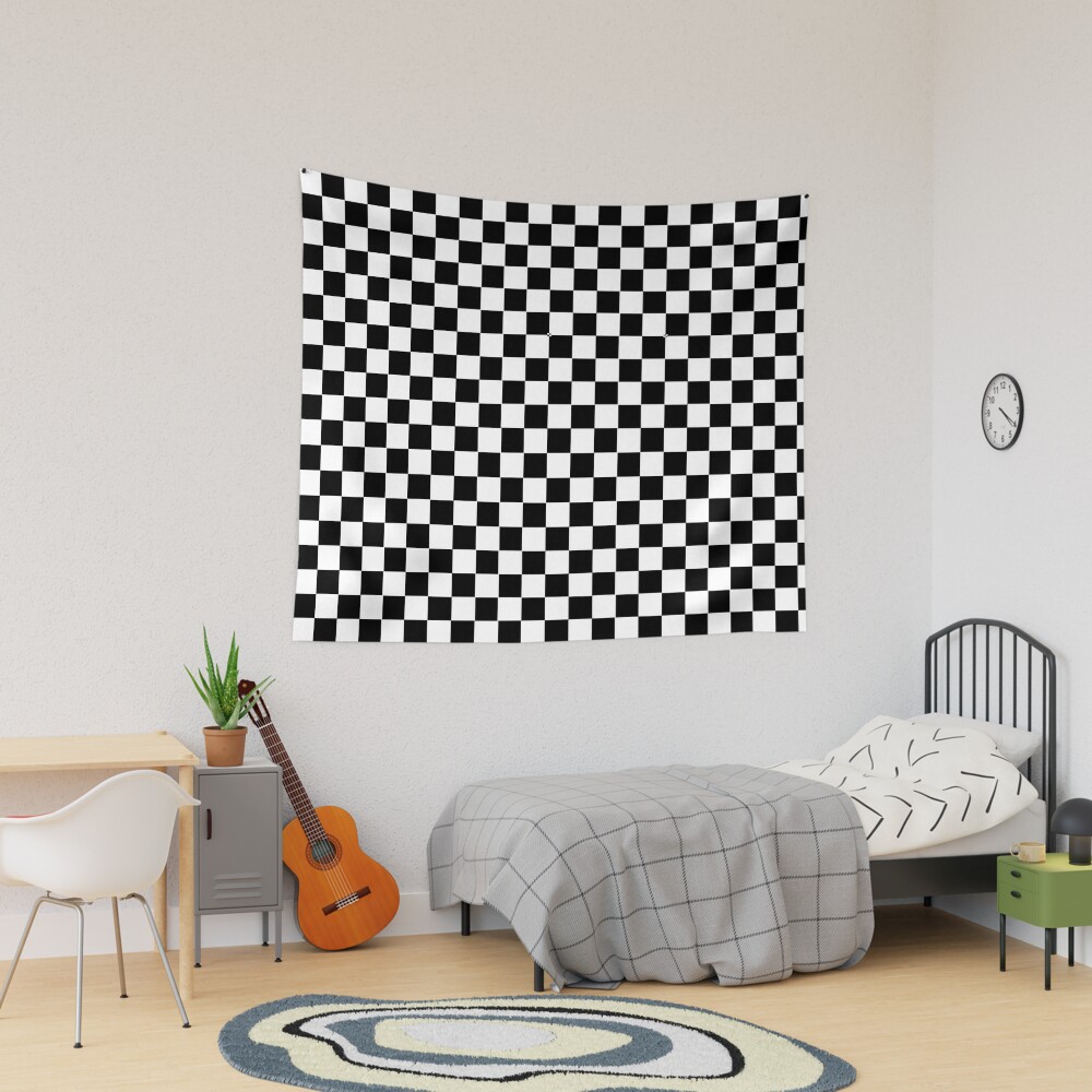 Black And White Checkerboard Wall Art & Décor