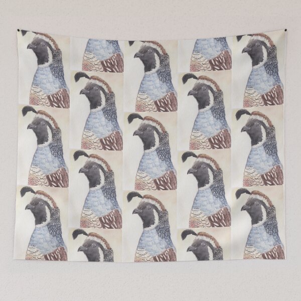 Item preview, California Quail Watercolour designed and sold by SquibbleDesign.