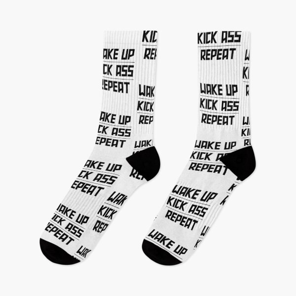 Item preview, Wake-Up, Kick-Ass, Repeat - Motivational Quote Gift designed and sold by DiogoCalheiros.