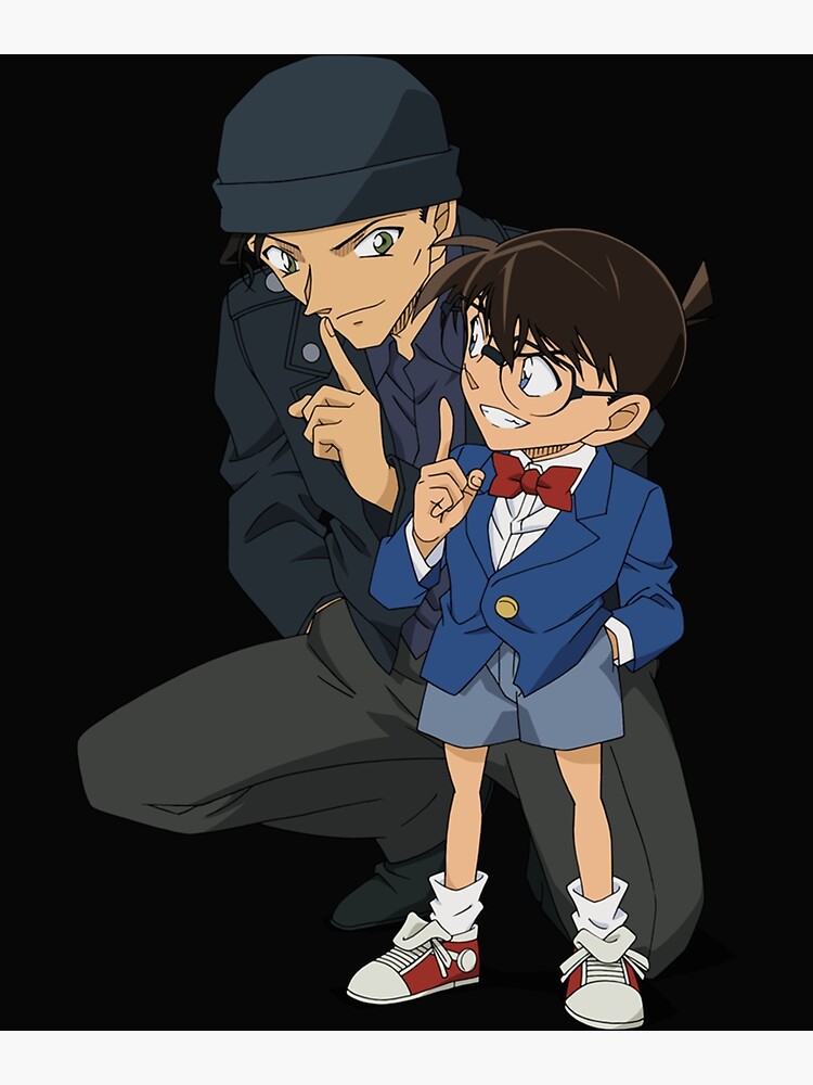 "Meitantei Conan Detective Conan With Akai Shuichi Sticker" Poster By ...