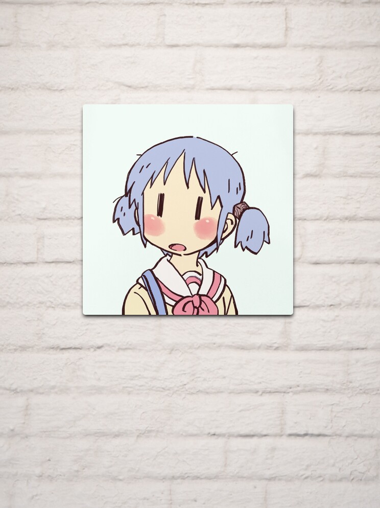 I draw that scene of mio eating sakamoto for lunch / funny nichijou face  meme - Anime Meme - Posters and Art Prints