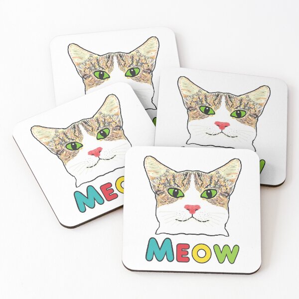 Item preview, Cat Face Meow designed and sold by Mark-Ewbie.