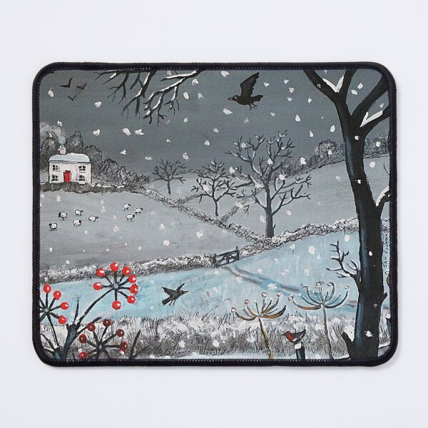 Item preview, Winter Landscape with Fox and Birds designed and sold by Jan Suchacki.