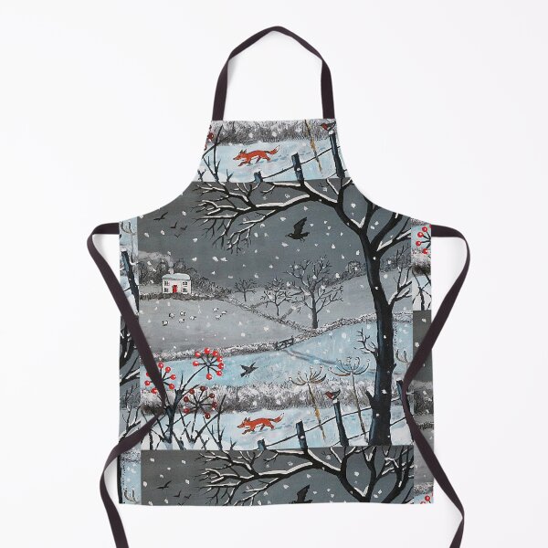Item preview, Winter Landscape with Fox and Birds designed and sold by Jan Suchacki.