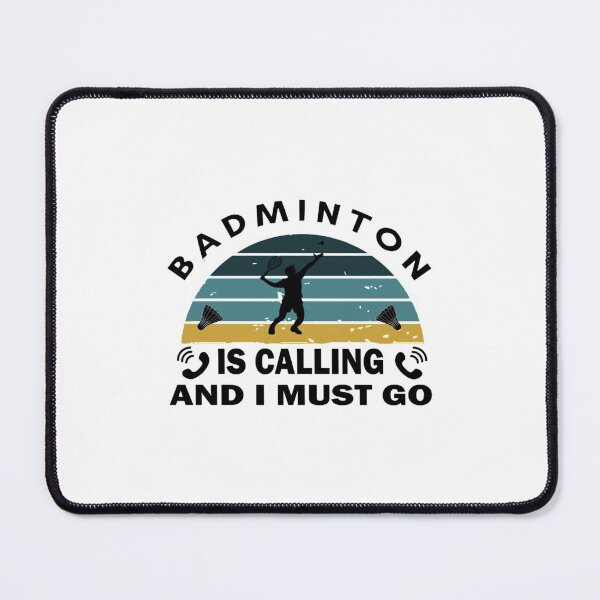 Item preview, Badminton is Calling - Vintage Sunset Silhouette Style designed and sold by RodneySills.