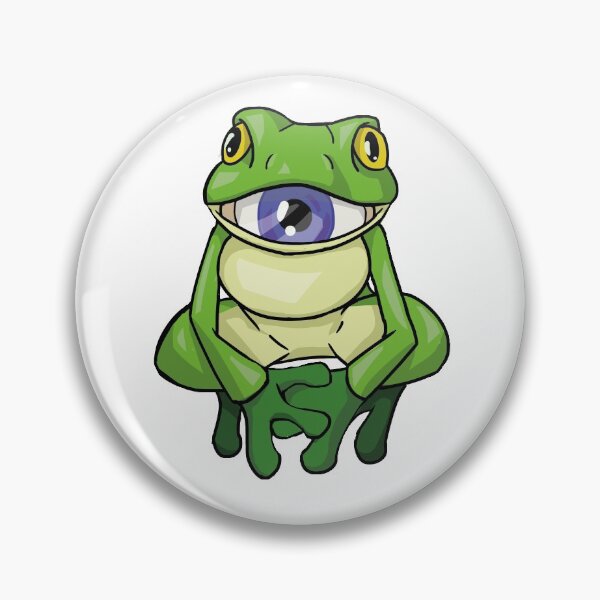 Item preview, Frog With Eye In Mouth designed and sold by LuckyBurgh.