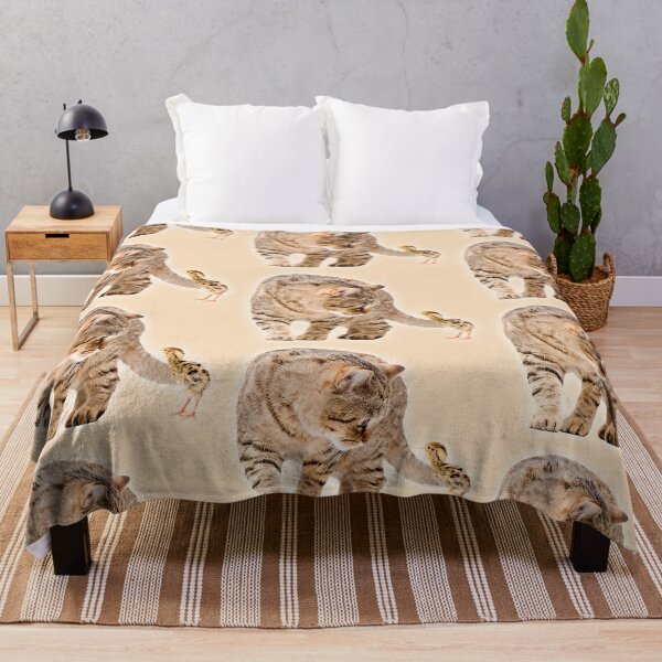 Item preview, A Cat Looks At A Chicken Of A Similar Color designed and sold by Phantasmal-2-do.