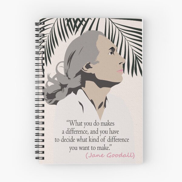 Item preview, Jane Goodall Quote Poster Art Print female scientist, science poster, classroom decor, feminist art print, Steminist, stem art, stem women designed and sold by GalleryArtField.