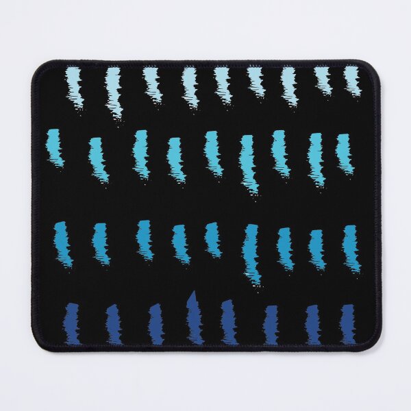 Item preview, Navy Blue and White Ombre Stripes Brush Strokes Print designed and sold by G-Emanuel.