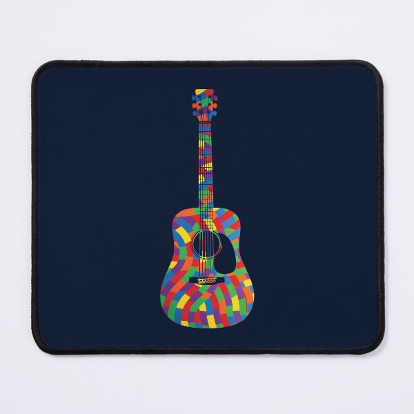 Item preview, Dreadnought Style Acoustic Guitar Colorful Texture designed and sold by nightsworthy.